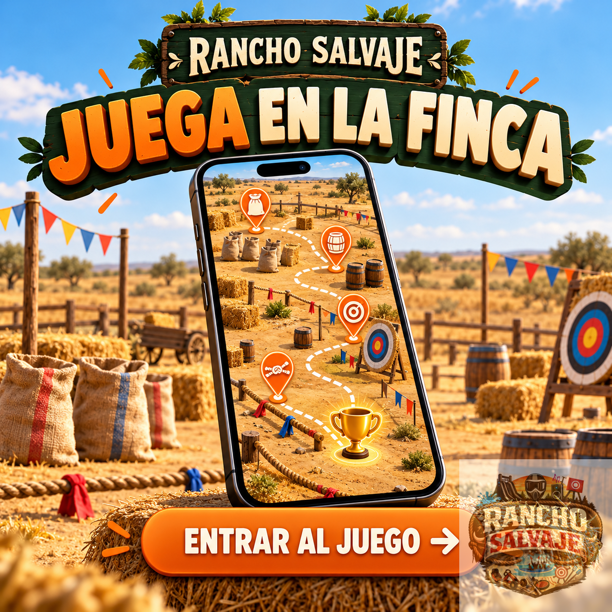 App de juegos de Rancho Salvaje
