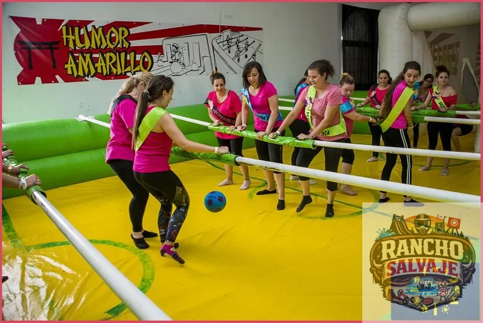 Futbolín Humano en Rancho Salvaje